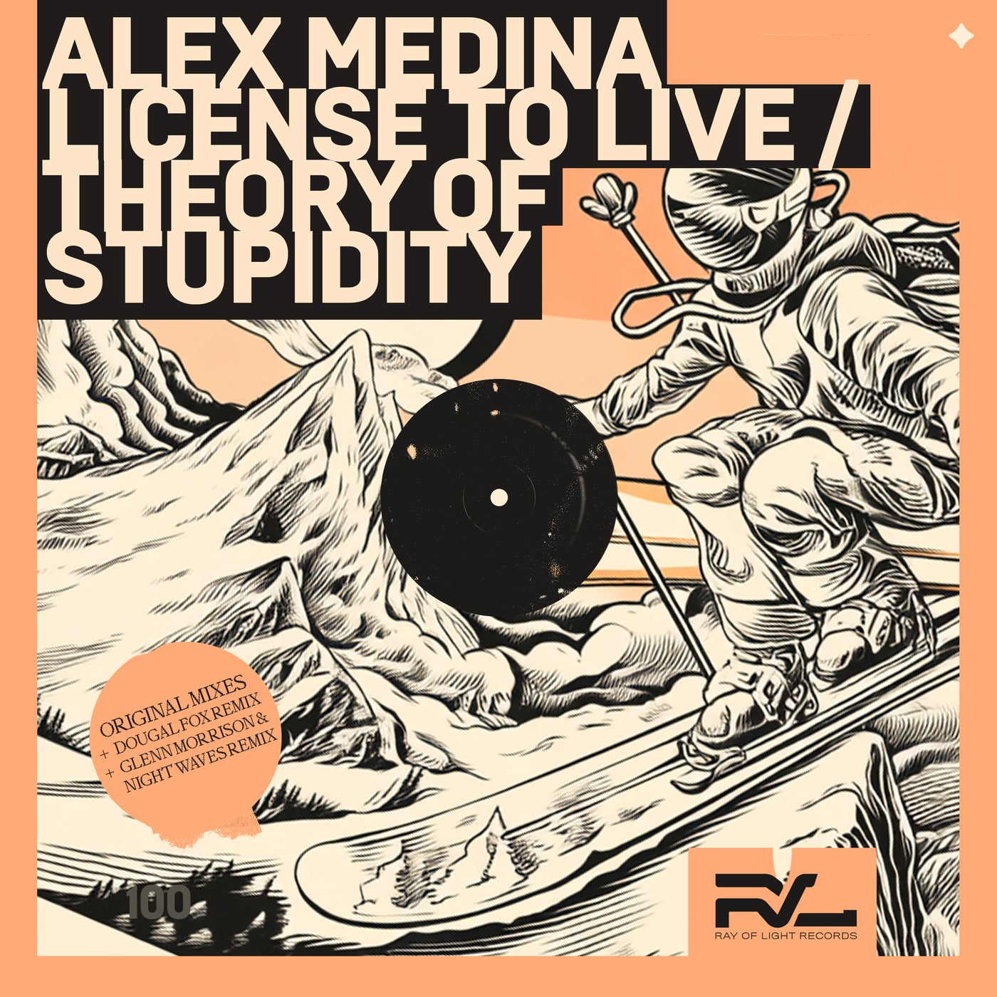 Cover - Alex Medina - Theory Of Stupidity (Glenn Morrison, Night Waves Remix)
