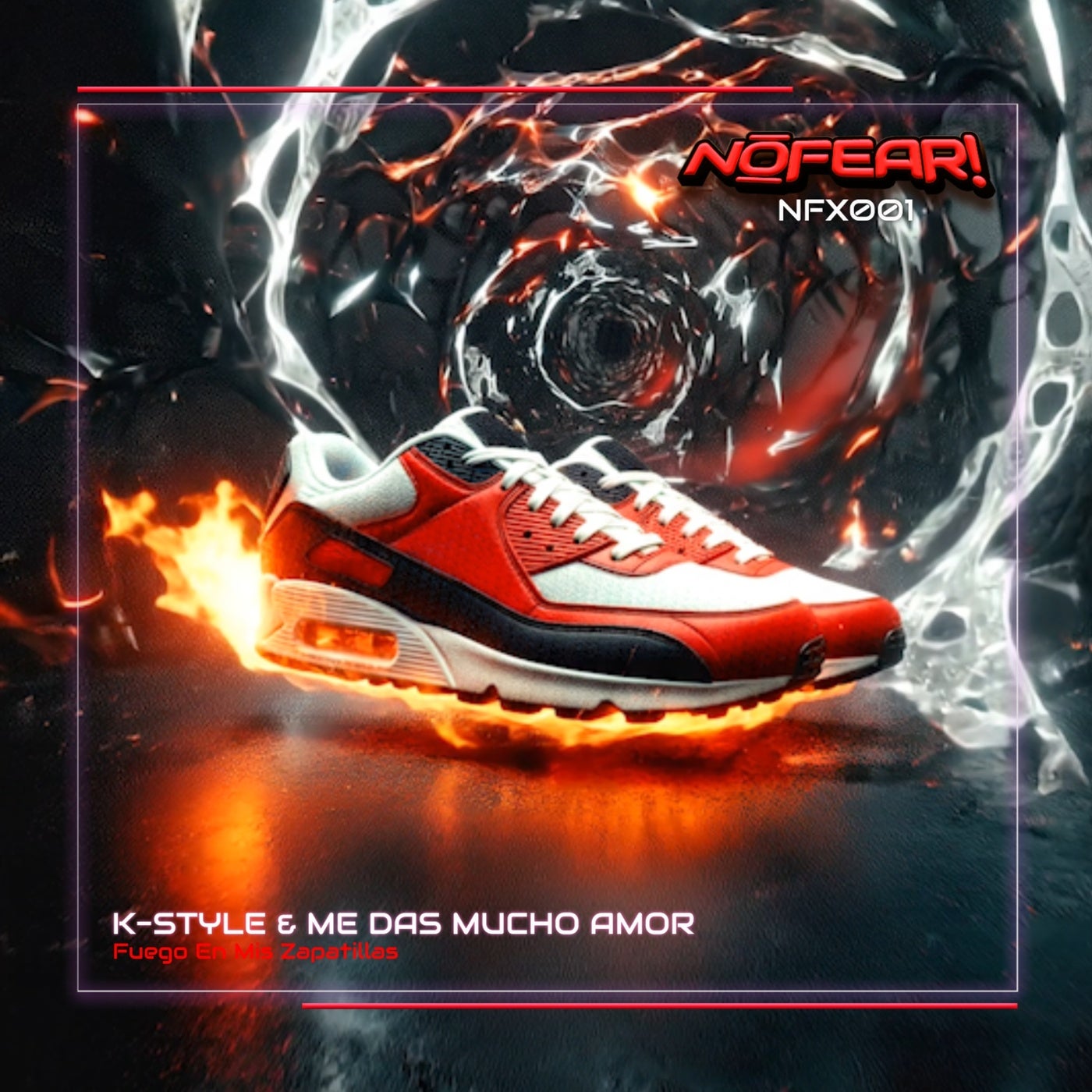 Cover - K-Style, Me Das Mucho Amor - Fuego en Mis Zapatillas (Original Mix)