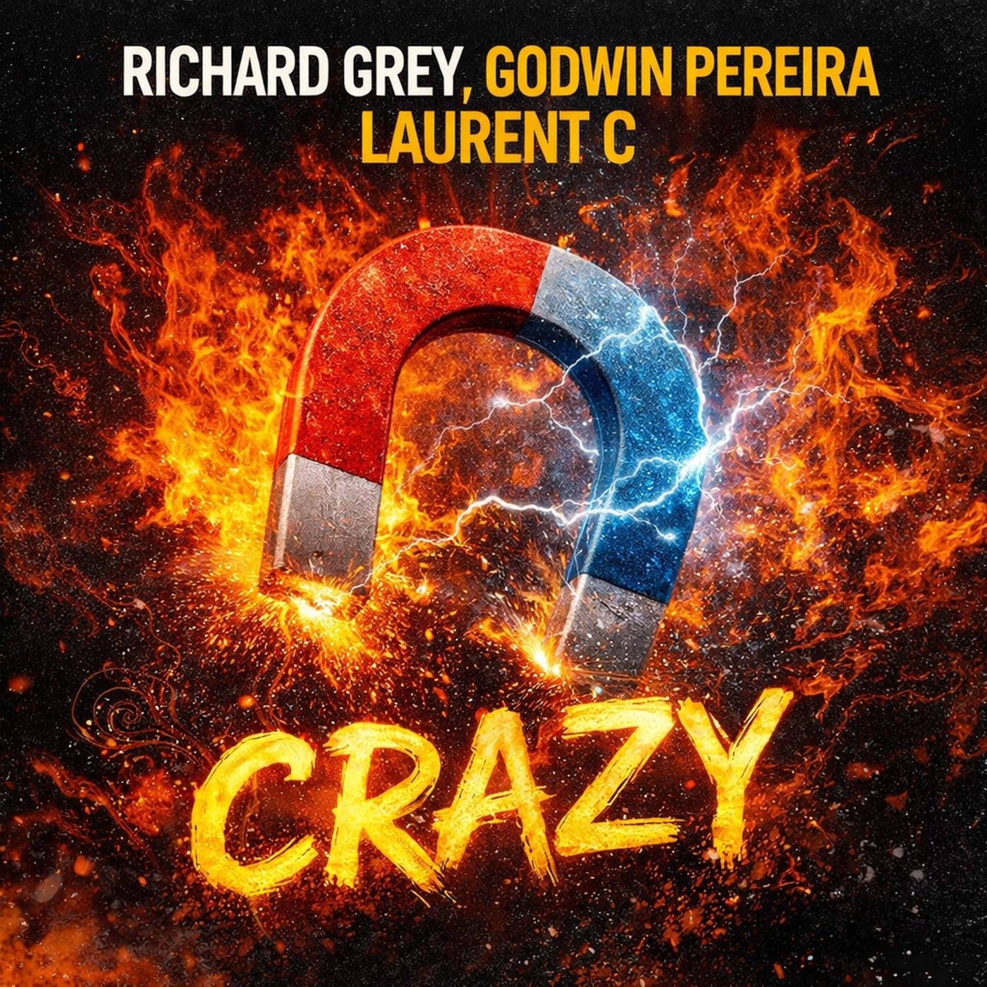 Cover - Richard Grey, Laurent C, Godwin Pereira - Crazy (Original Mix)