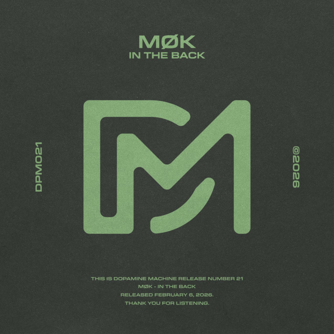 Cover - MØK (BR) - In The Back (Extended Mix)