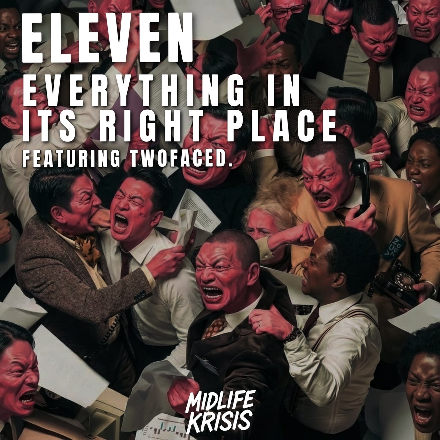 Cover - twofaced., ELEVEN (FR) - Everything in Its Right Place (Original Mix)