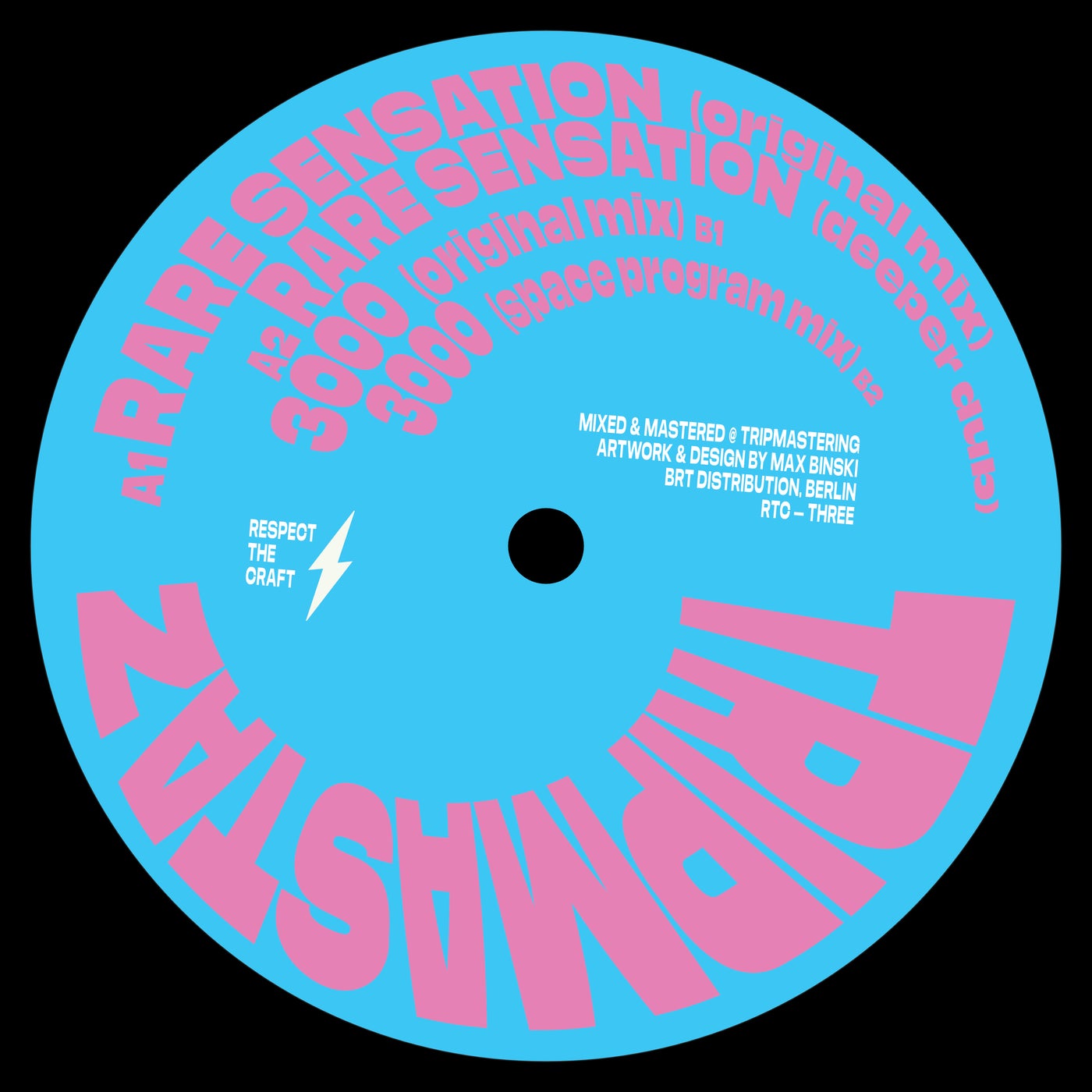 Cover - Tripmastaz - Rare Sensation (Deeper Dub)