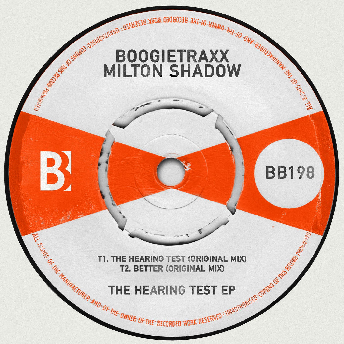 Cover - Boogietraxx, Milton Shadow - The Hearing Test (Original Mix)