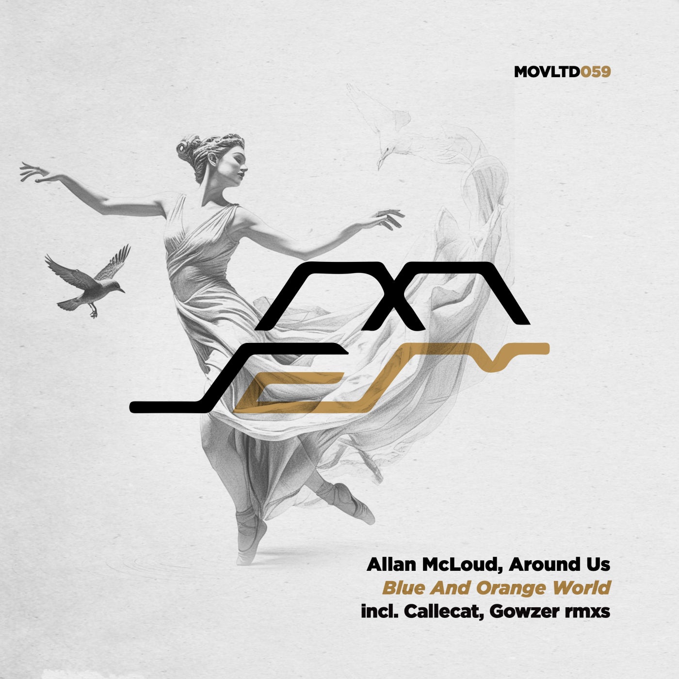 Cover - Allan McLoud, Around Us - Blue and Orange World (Callecat Remix)