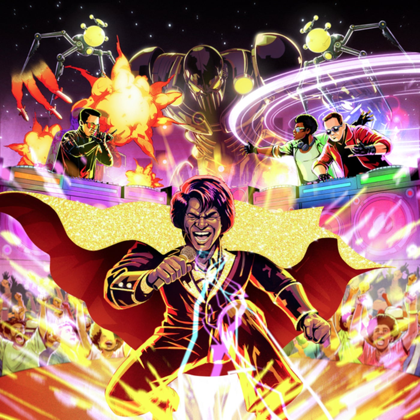 Cover - James Brown, Redux Saints, Jason Brown (JB) - Sex Machine (Redux Saints & Jason Brown Extended Remix)