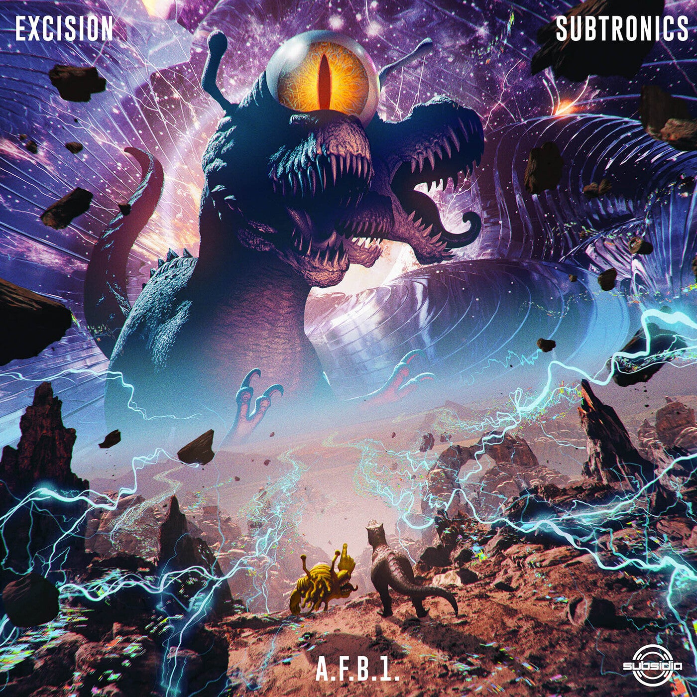 Cover - Excision, Subtronics - A.F.B.1. (Original Mix)