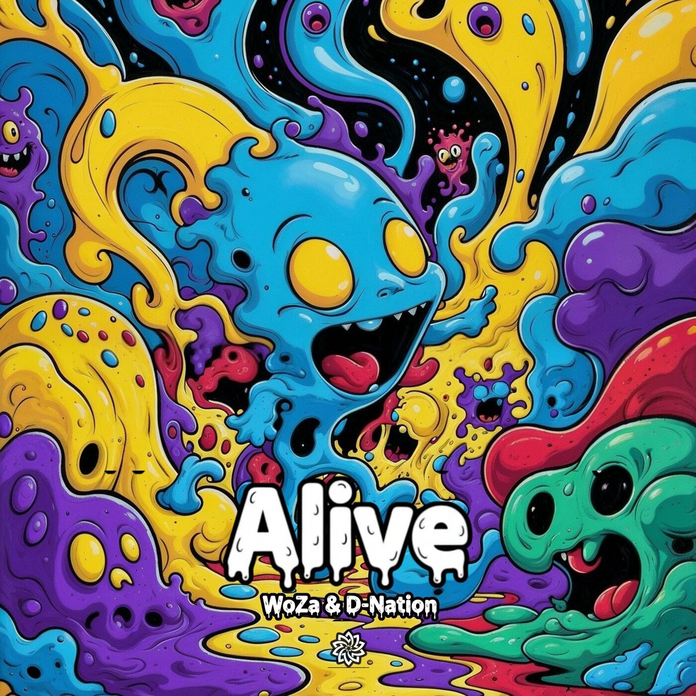 Cover - Woza, D-Nation, Psyfeature - Alive (Original Mix)