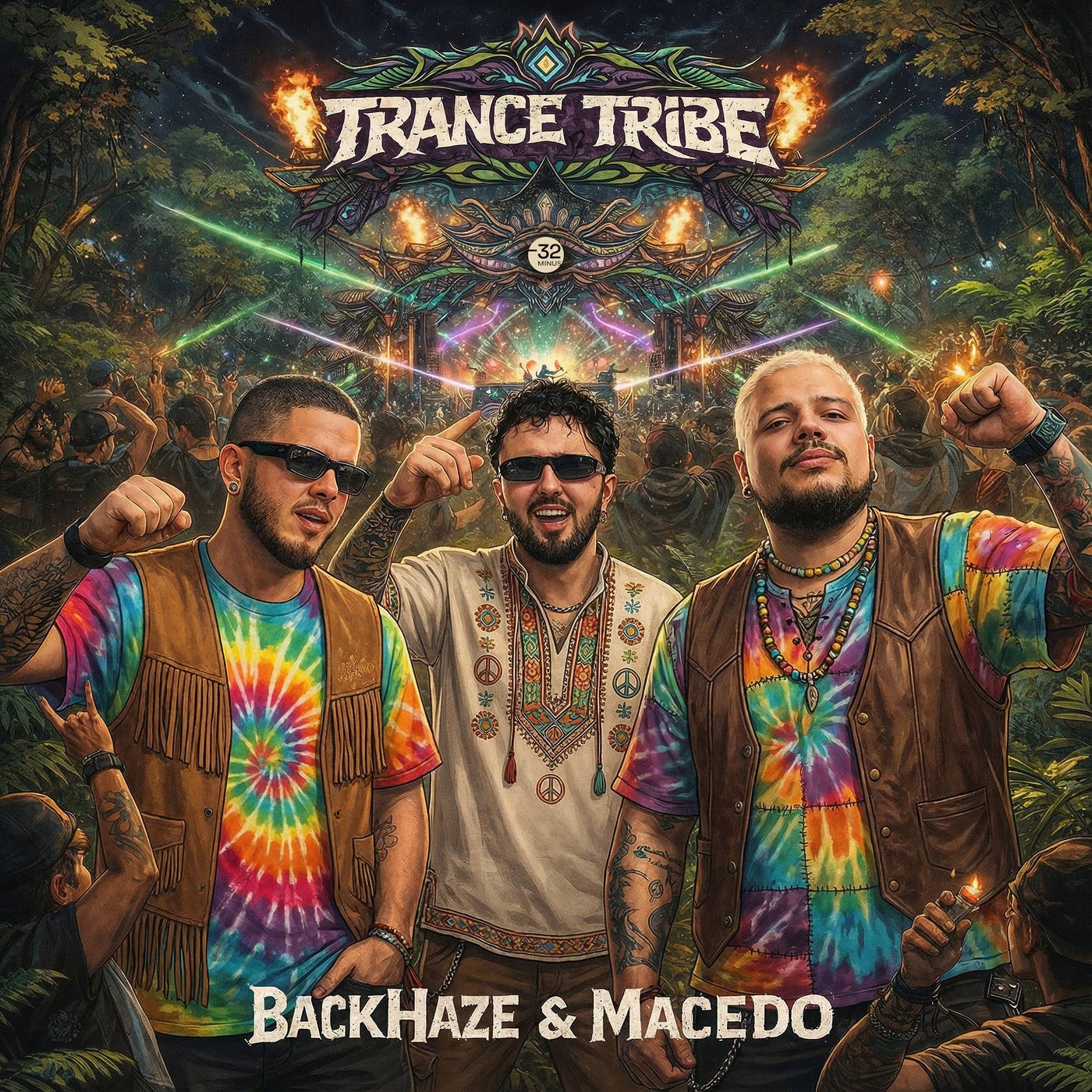 Cover - BackHaze, Macedo (BR) - Trance Tribe (Original Mix)
