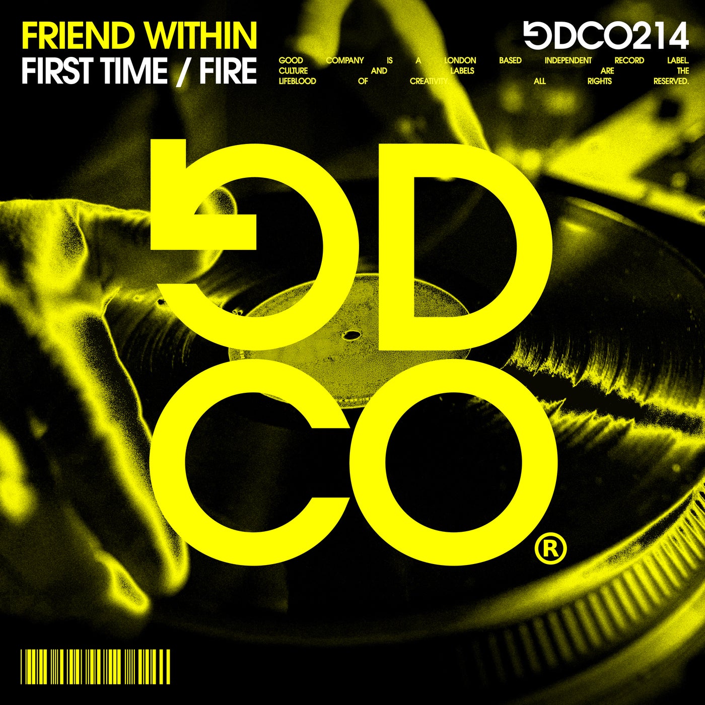 Cover - Friend Within - First Time (Original Mix)