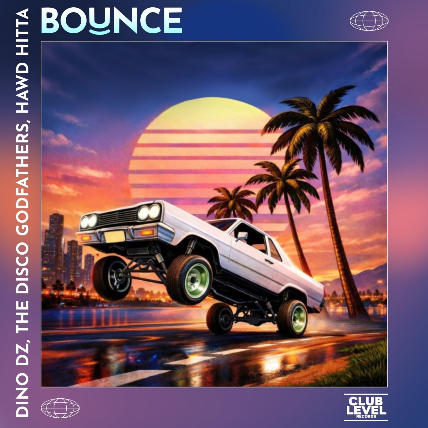 Cover - Dino DZ, The Disco Godfathers, HAWD HITTA - BOUNCE (Extended Mix)