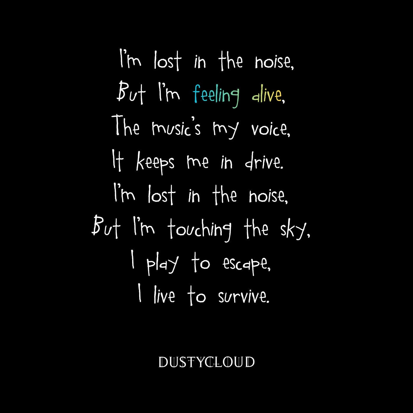 Cover - Dustycloud - Feeling alive (Original Mix)