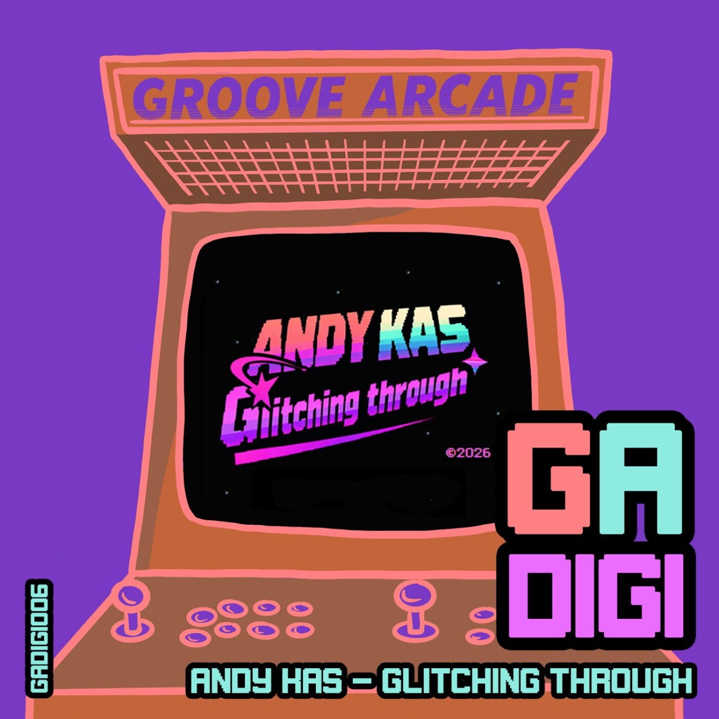 Cover - Andy Kas - Glitching Through (Original Mix)
