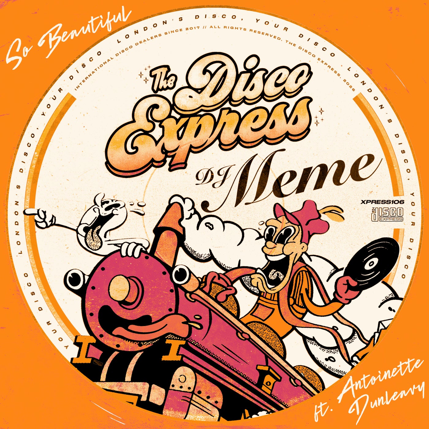 Cover - DJ Meme, Antoinette Dunleavy - So Beautiful (Extended Club Mix)