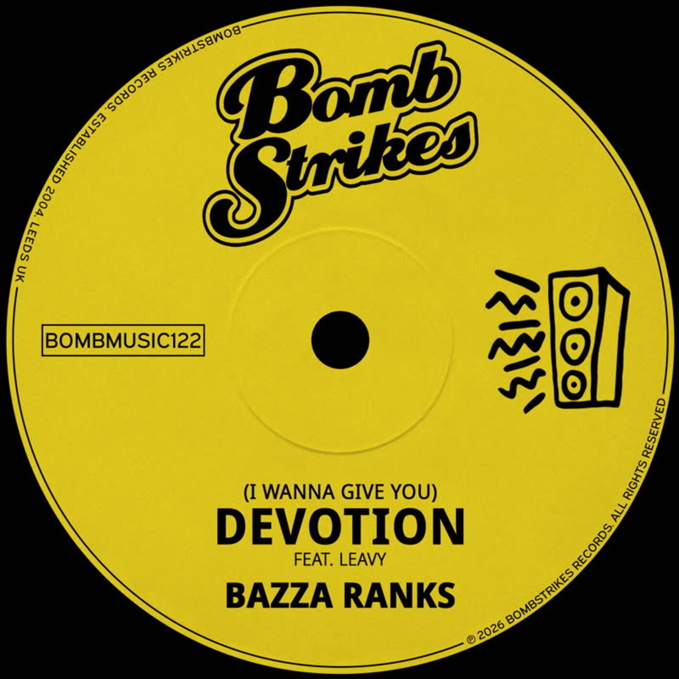 Cover - Bazza Ranks, Leavy - (I Wanna Give You) Devotion (feat. Leavy) (Instrumental)