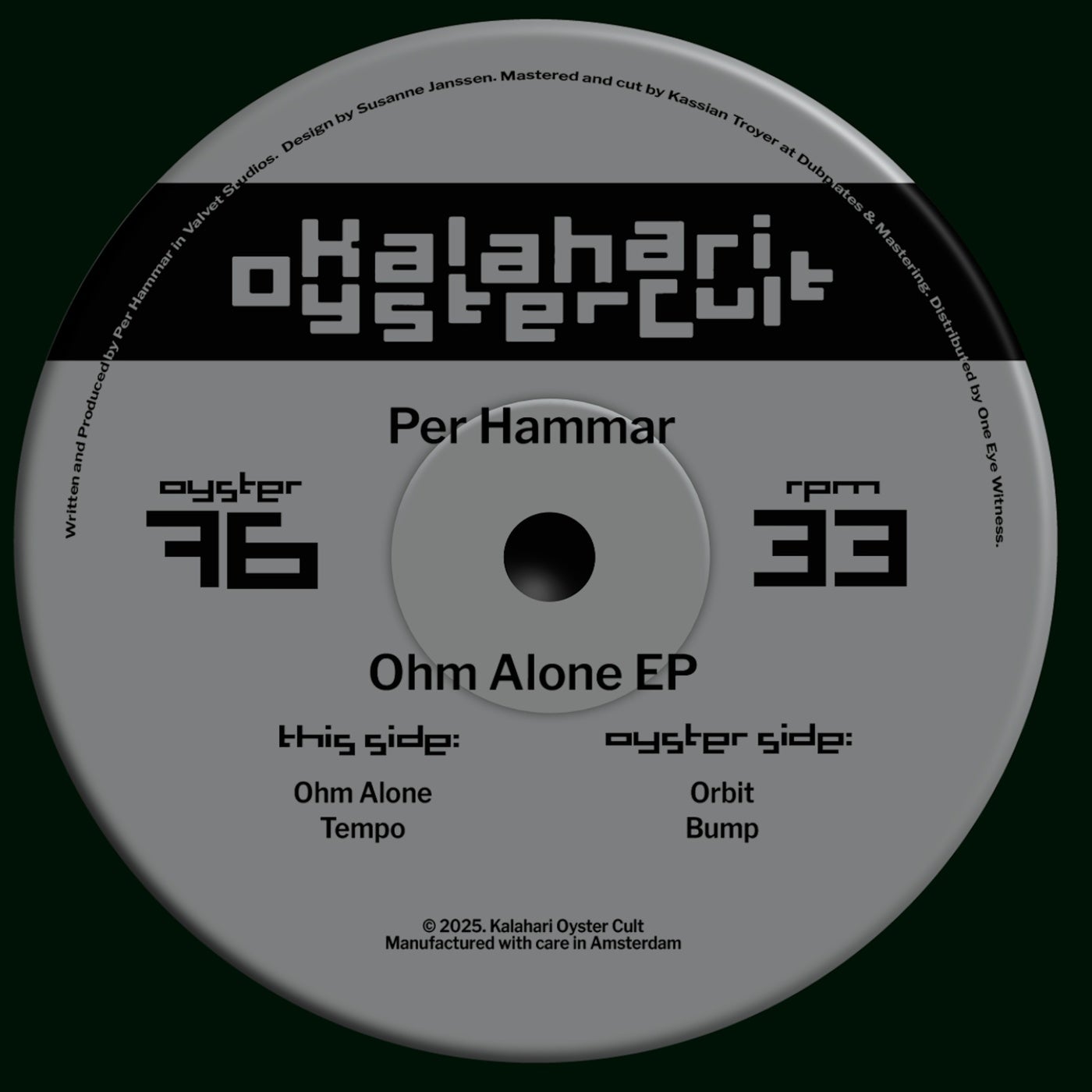 Cover - Per Hammar - Ohm Alone (Original Mix)