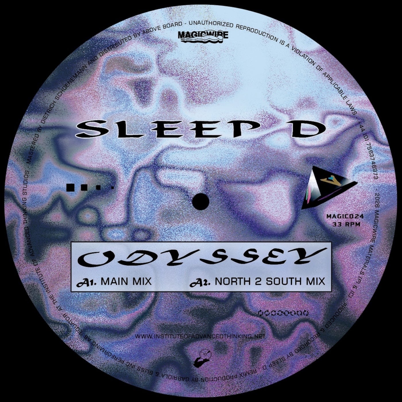 Cover - Sleep D - Odyssey (Gabriola & Bliss Inc's Equator Remix)