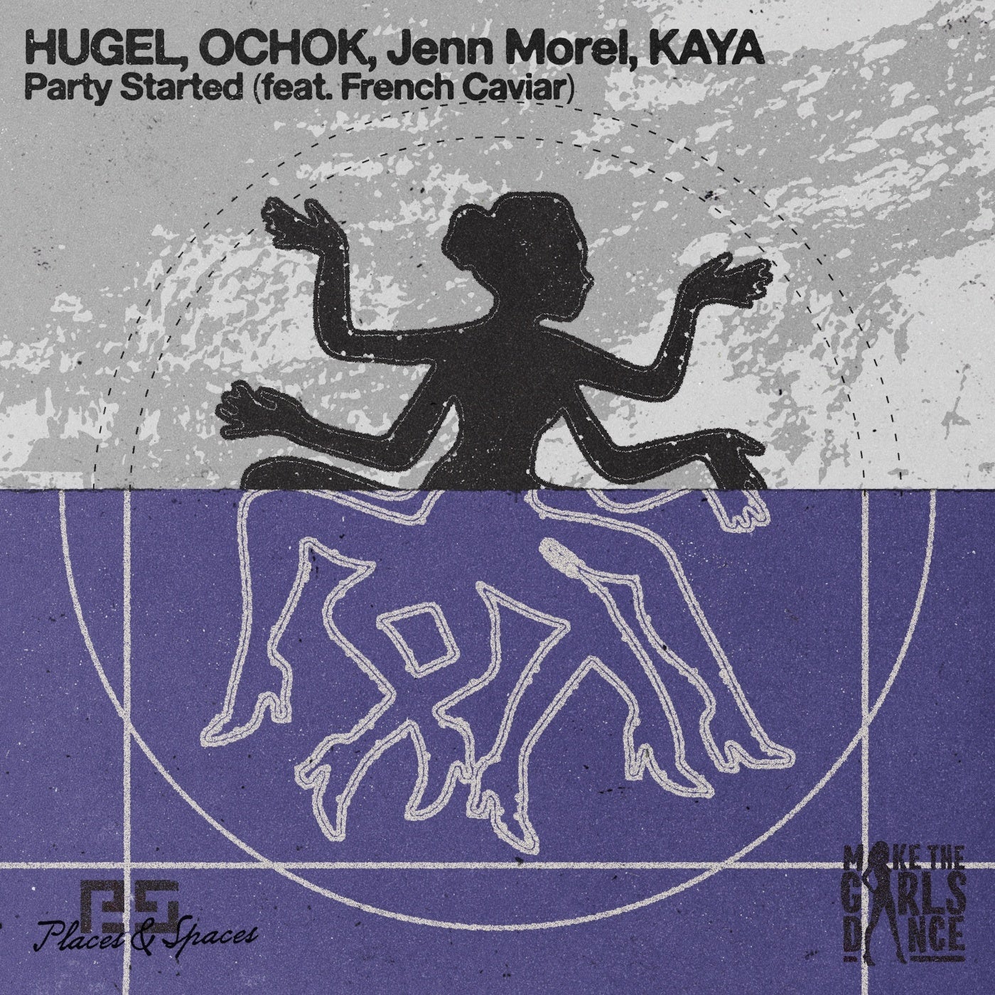 Cover - Hugel, Jenn Morel, Ochok, KAYA (US) - Party Started (feat. French Caviar) (Extended Mix)