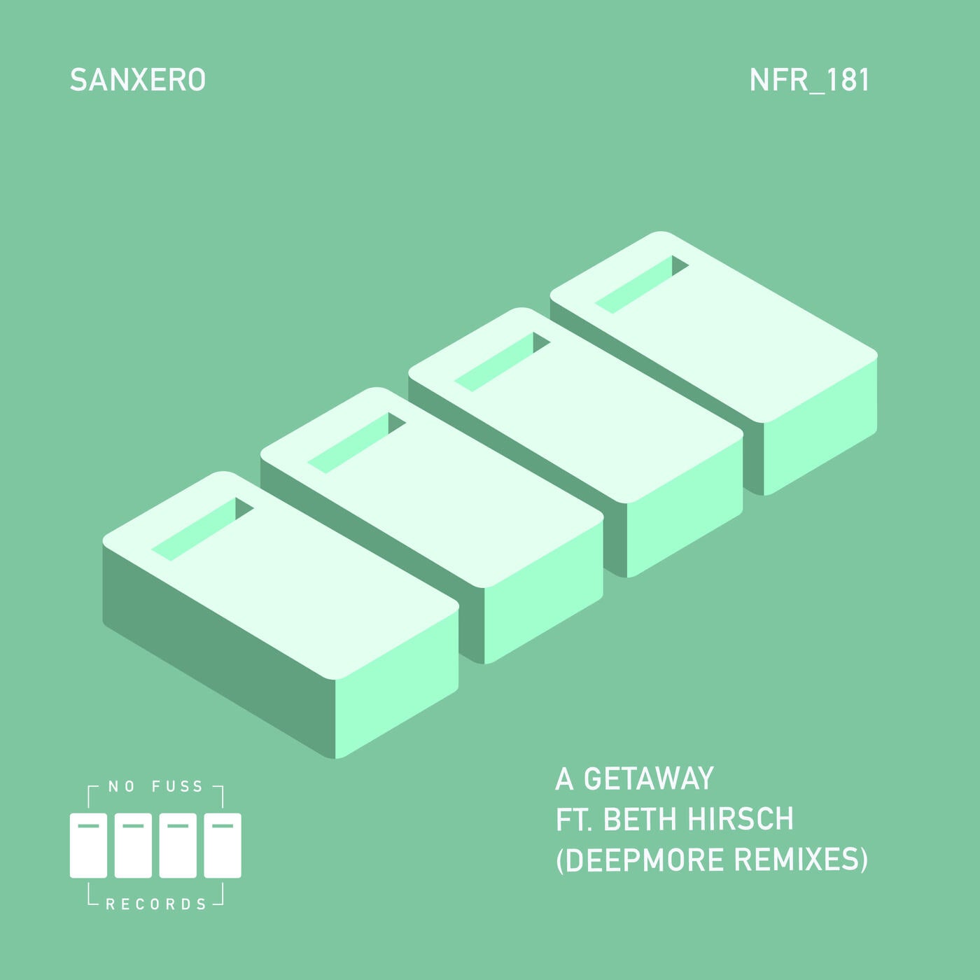 Cover - Beth Hirsch, SanXero, Deepmore - A Getaway (Deepmore Extended Dub Remix)
