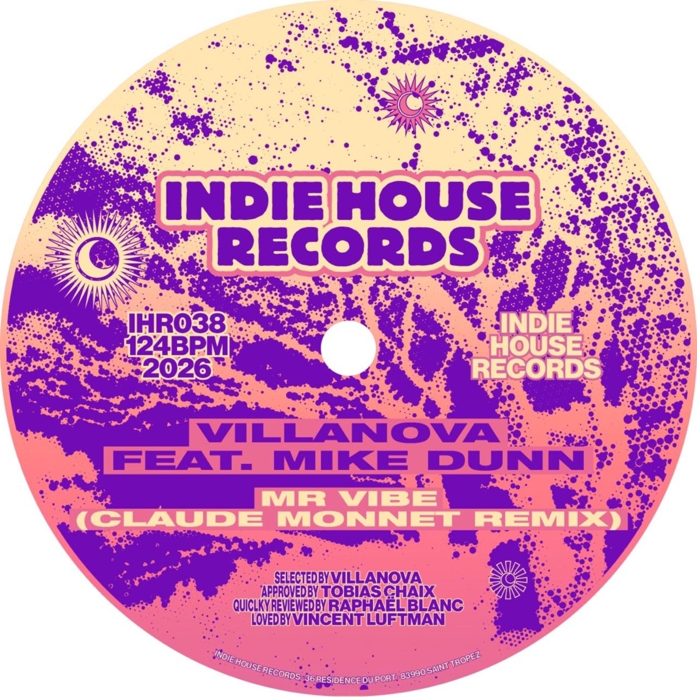 Cover - Villanova (FR) - Mr Vibe feat. Mike Dunn (Claude Monnet Remix)