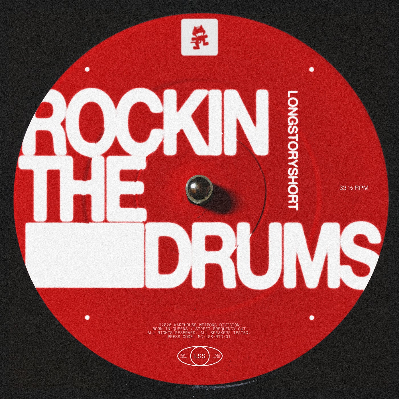 Cover - Pulsedriver, MC Hughie Babe, longstoryshort - Rockin The Drums (Extended Mix)