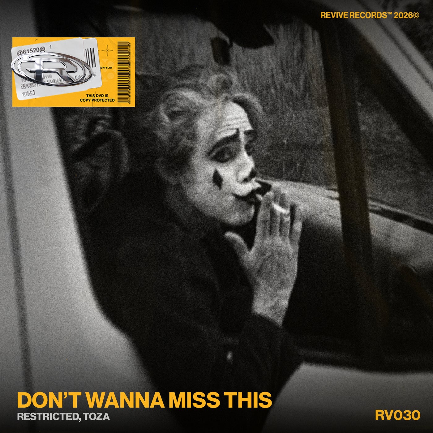 Cover - Restricted, TOZA - DON'T WANNA MISS THIS (Extended Mix)