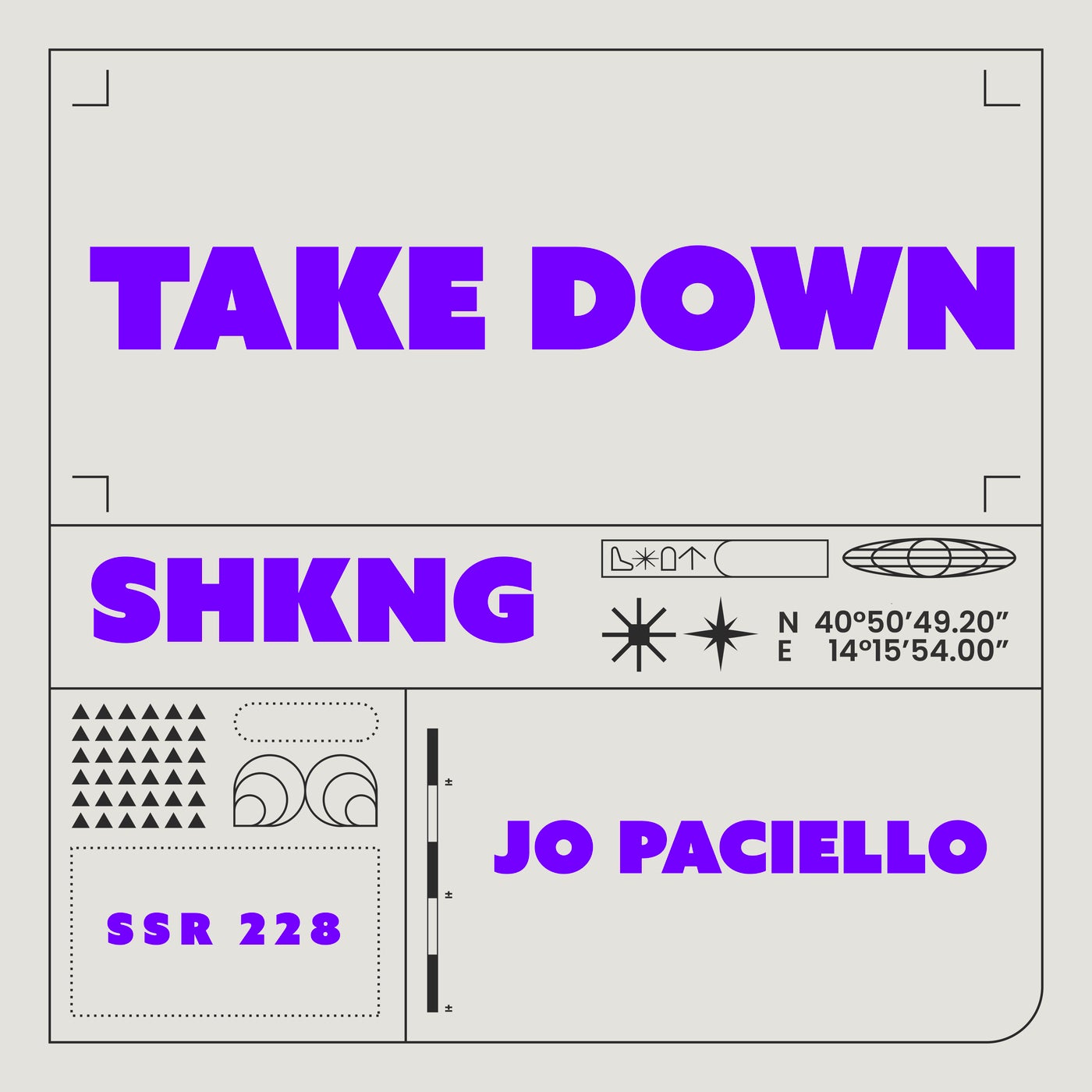 Cover - Jo Paciello - Take Down (Original Mix)