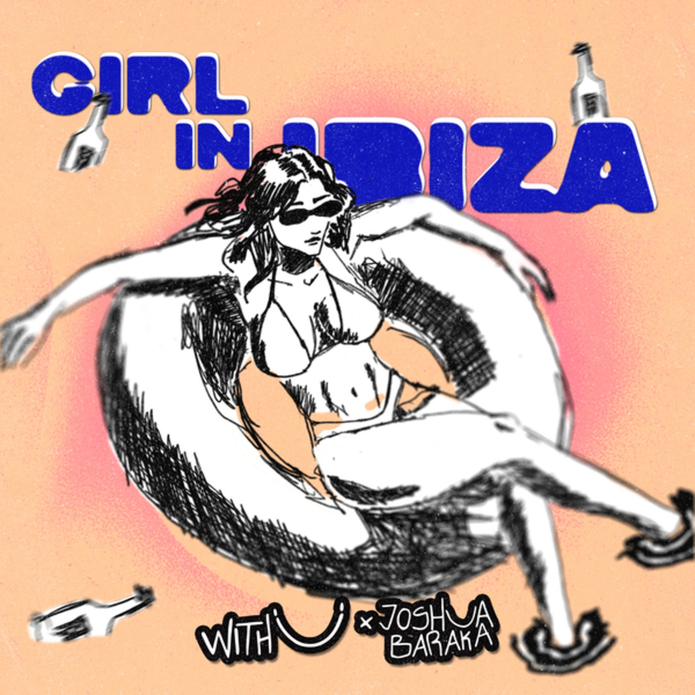 Cover - Joshua Baraka, WITH U - Girl In Ibiza (Extended Mix)