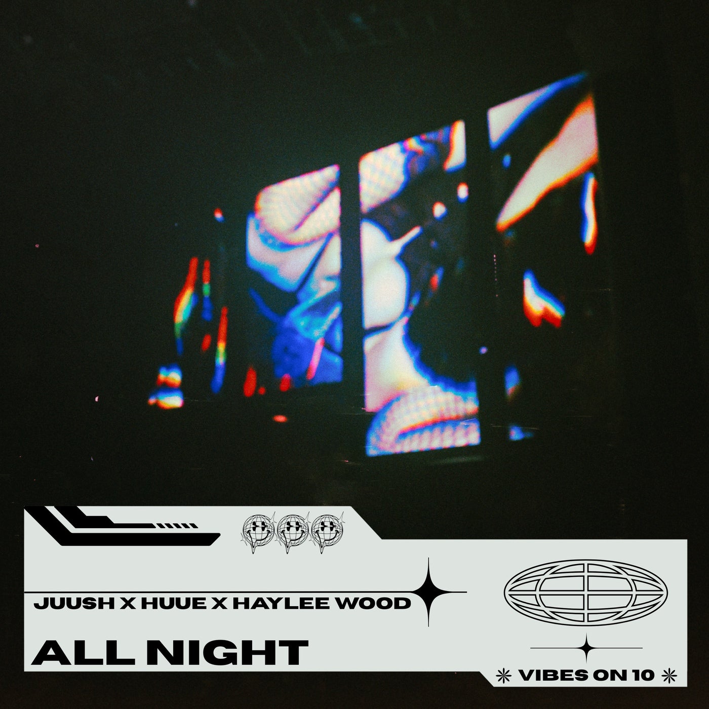 Cover - Haylee Wood, Juush, HUUE - All Night (Extended Mix)