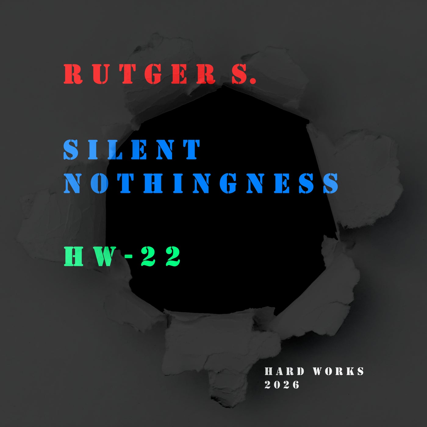 Cover - Rutger S. - Silent Nothingness (Original Mix) Promo tools