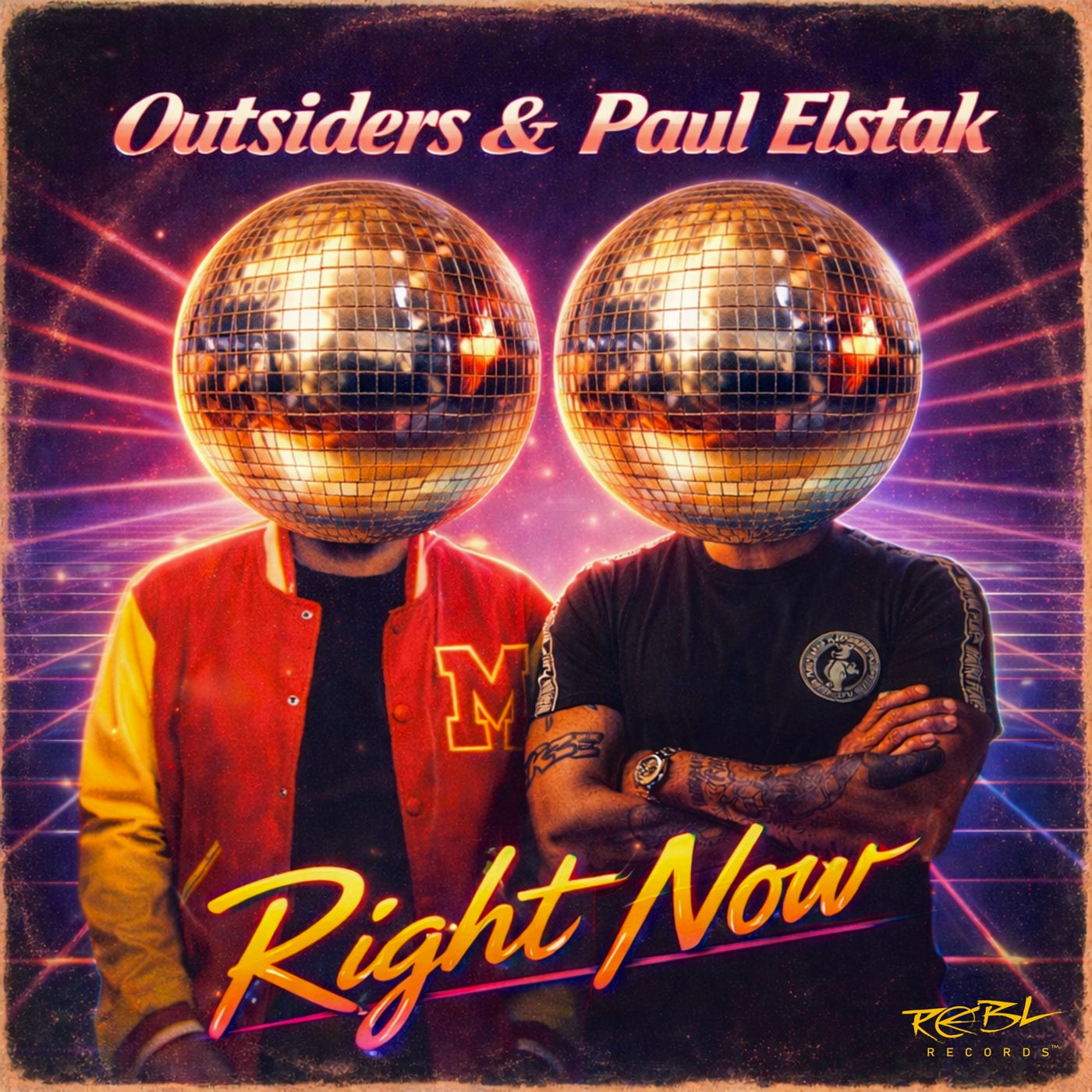 Cover - Outsiders, Paul Elstak - Right Now (Extended Version)