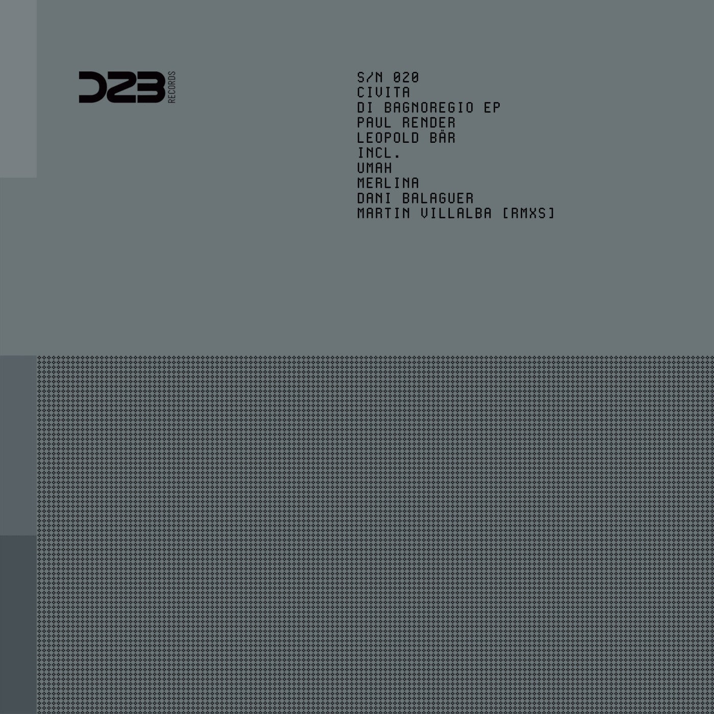 Cover - Leopold Bär, Paul Render - Civita Di Bagnoregio (Merlina Remix) Promo tools