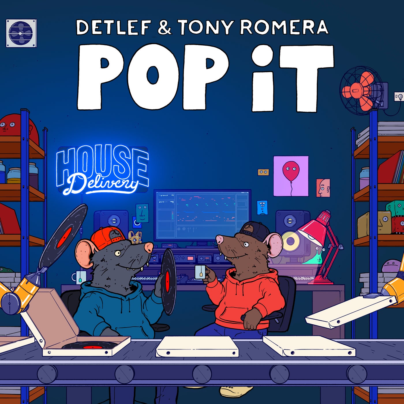 Cover - Tony Romera, Detlef - Pop It (Extended Mix)