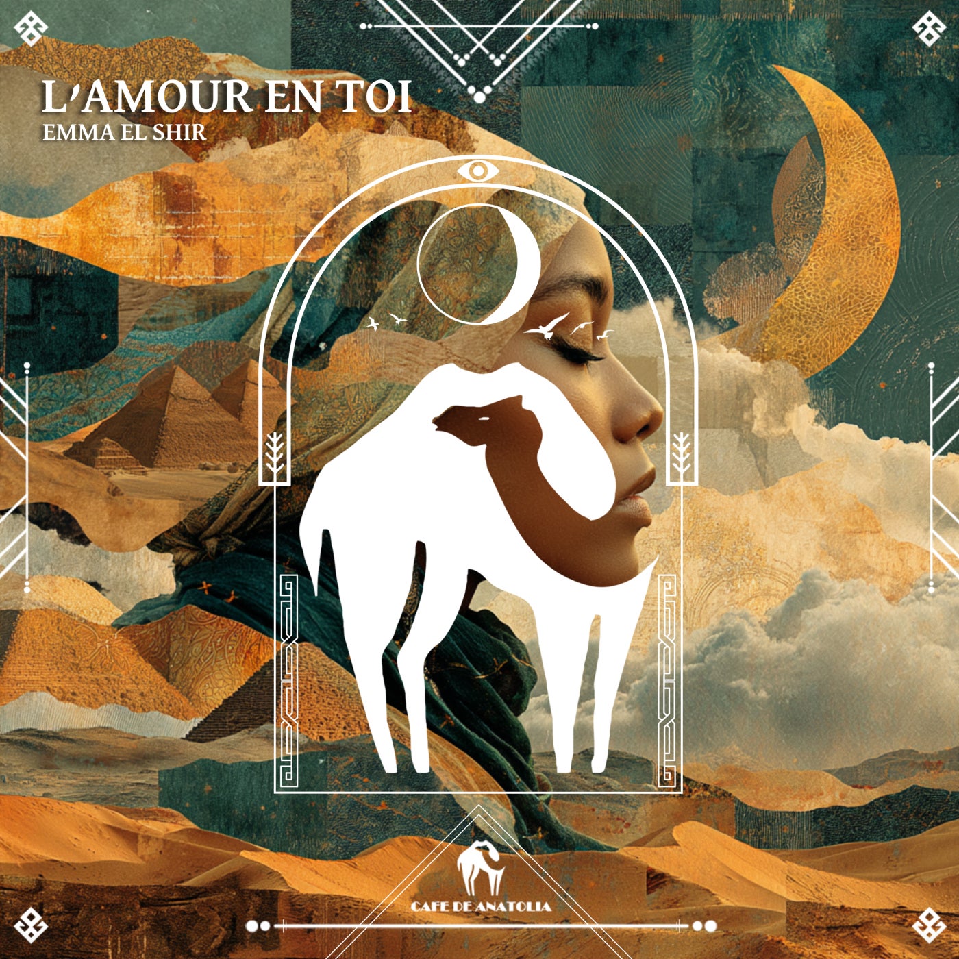 Cover - Cafe De Anatolia, Emma El Shir - L'amour en Toi (Perc. - or Ben David)