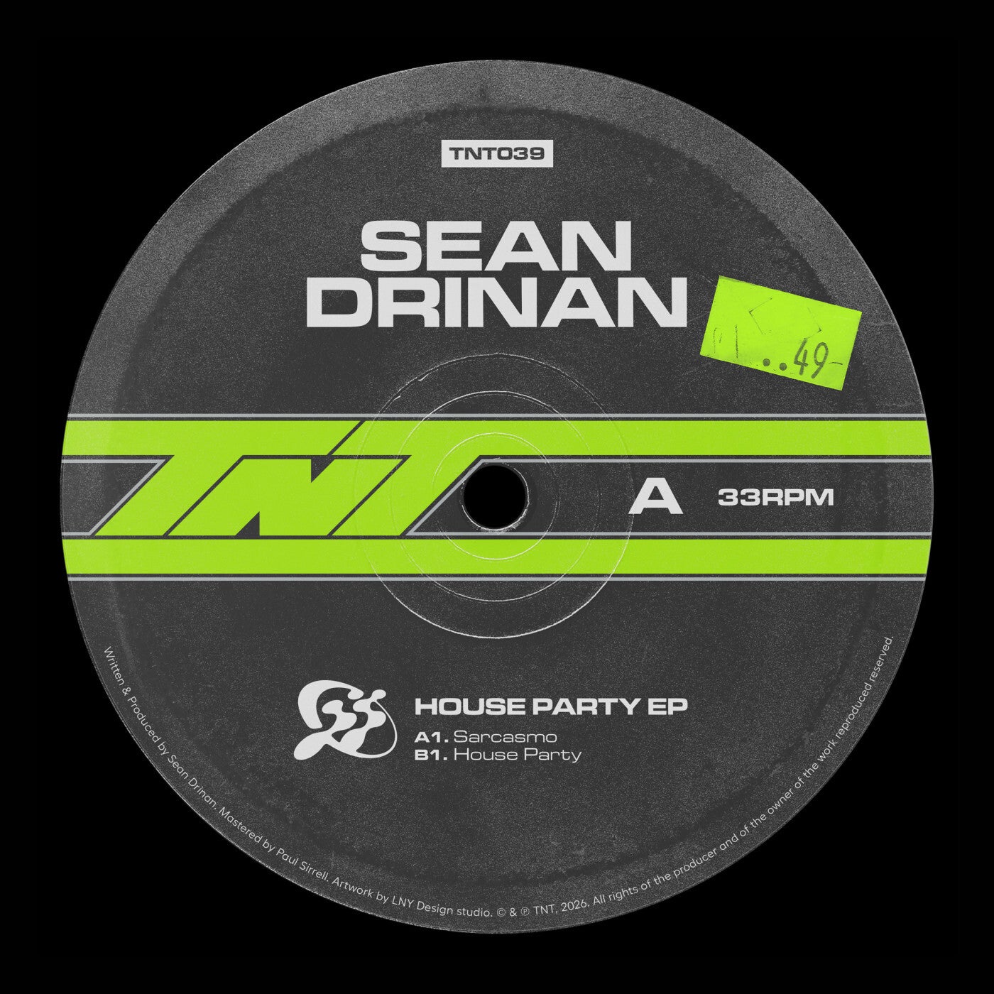 Cover - Sean Drinan - Sarcasmo (Original Mix) Promo tools
