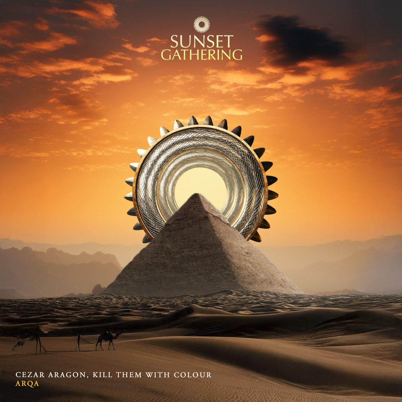 Cover - Kill Them With Colour, Cezar Aragon - Arqa (Original Mix) Promo tools