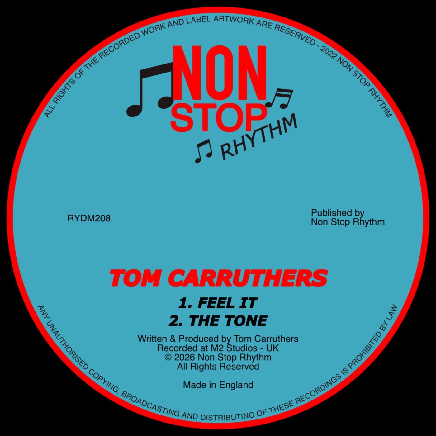 Cover - Tom Carruthers - Feel It (Original Mix)