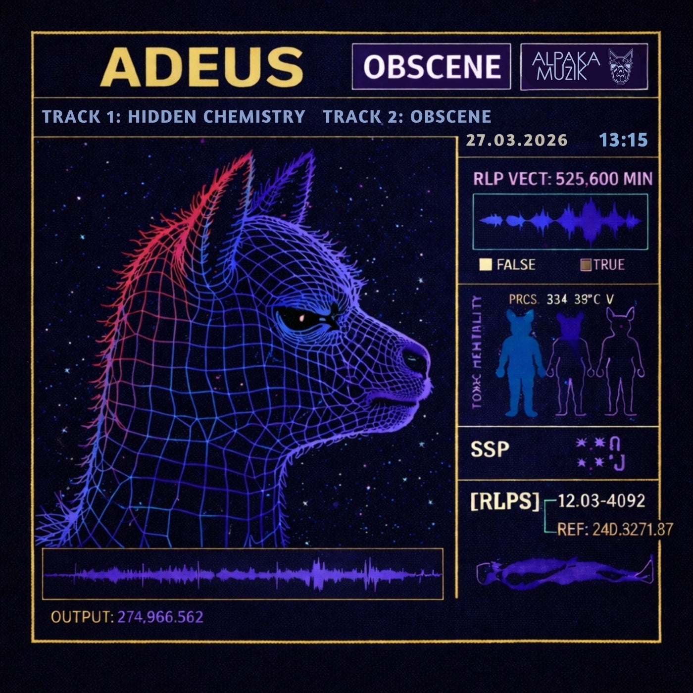 Cover - Adeus (Live) - Hidden Chemistry (Original Mix)