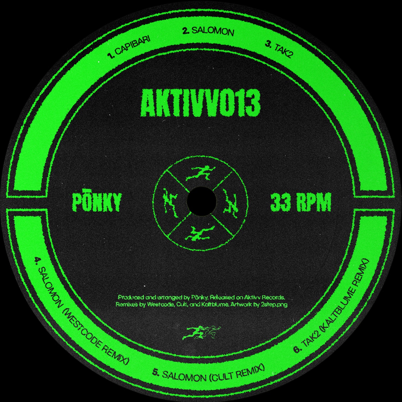 Cover - Ponky - Tak2 (Kaltblume Remix) Promo tools