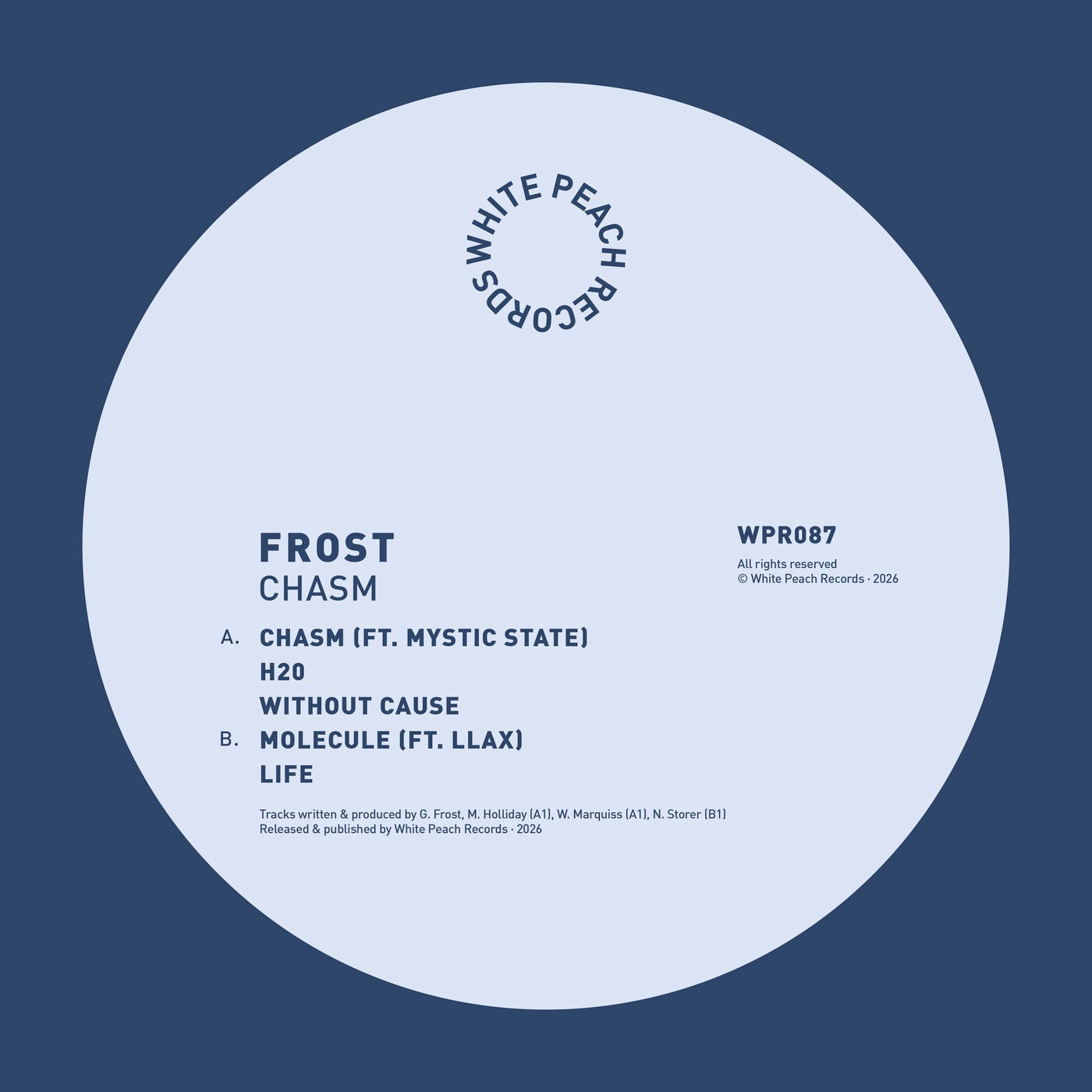 Cover - Frost, Mystic State - Chasm (feat. Mystic State) Promo tools