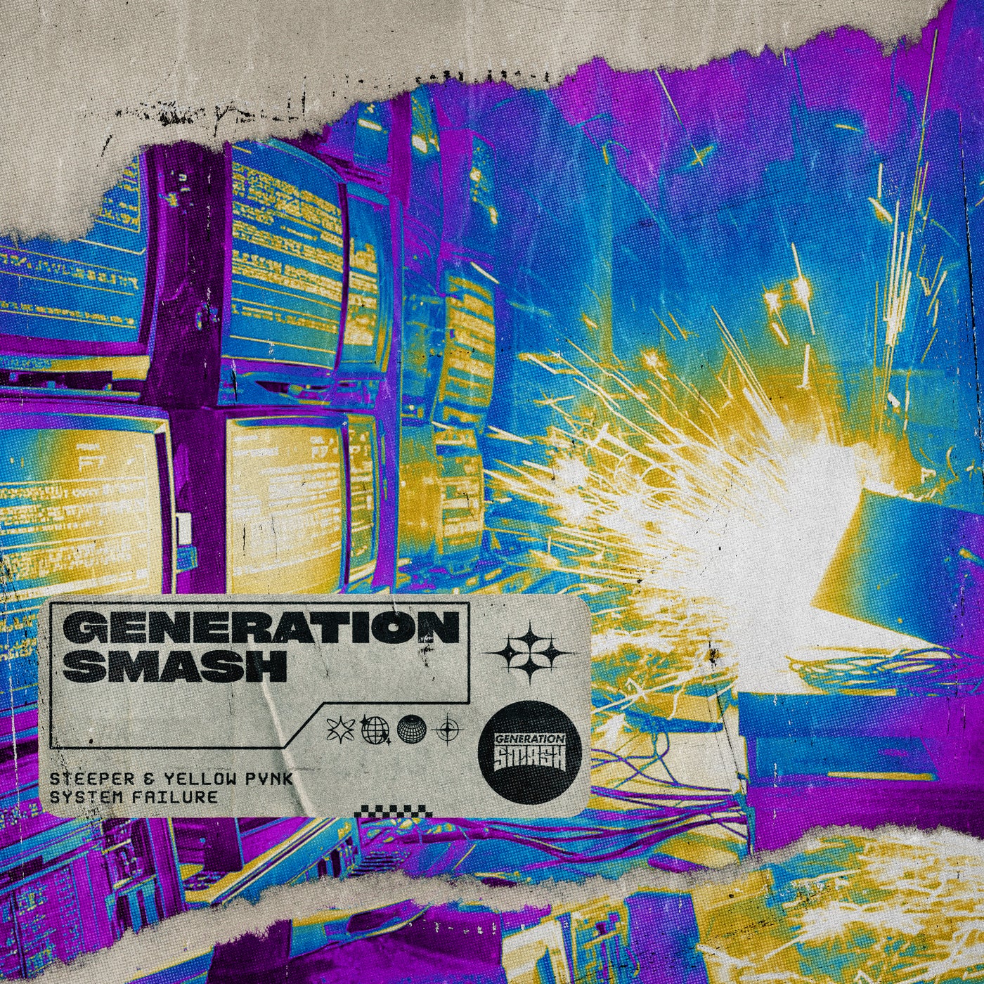 Cover - Steeper, Yellow Pvnk - System Failure (Extended Mix) Promo tools