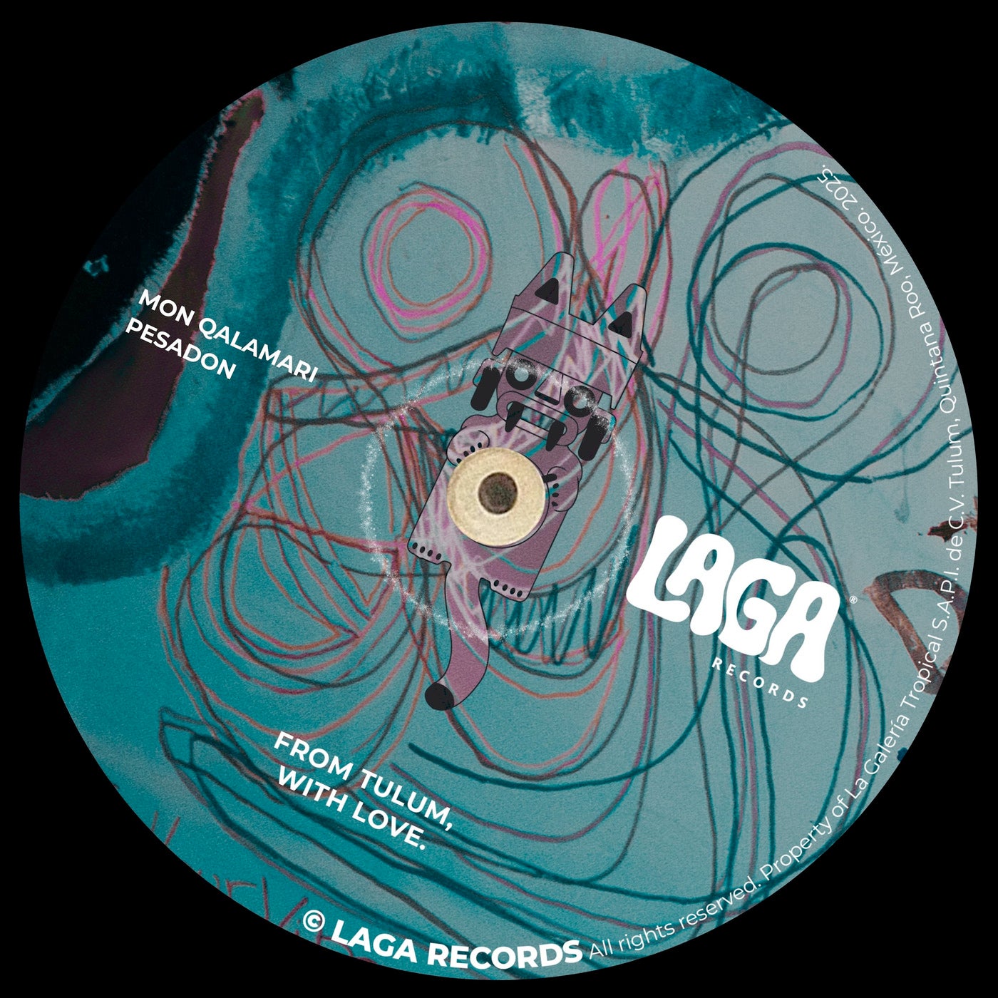 Cover - Mon Qalamari - Pesadon (Original Mix) Promo tools