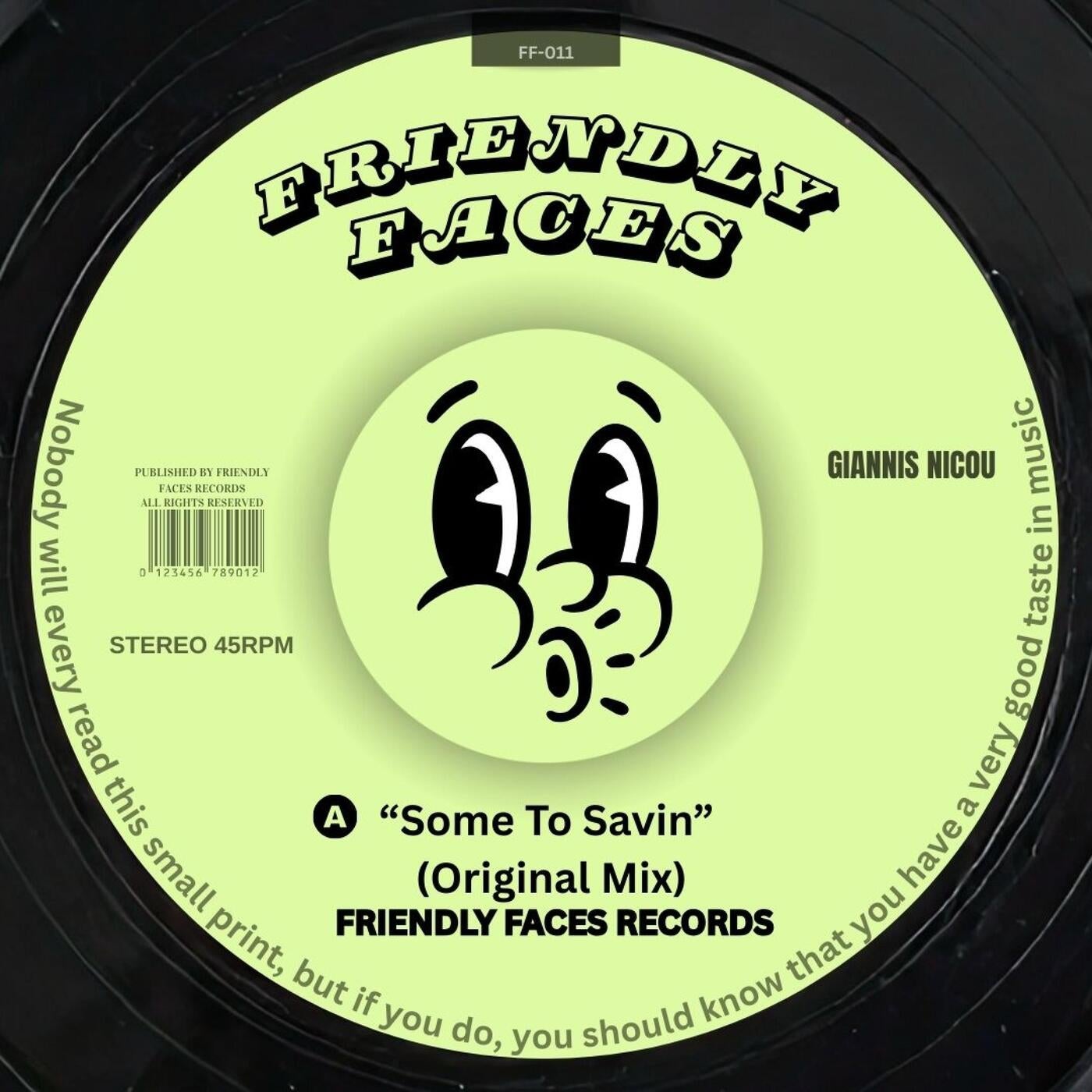 Cover - Giannis Nicou - Some To Savin (Original Mix) Promo tools