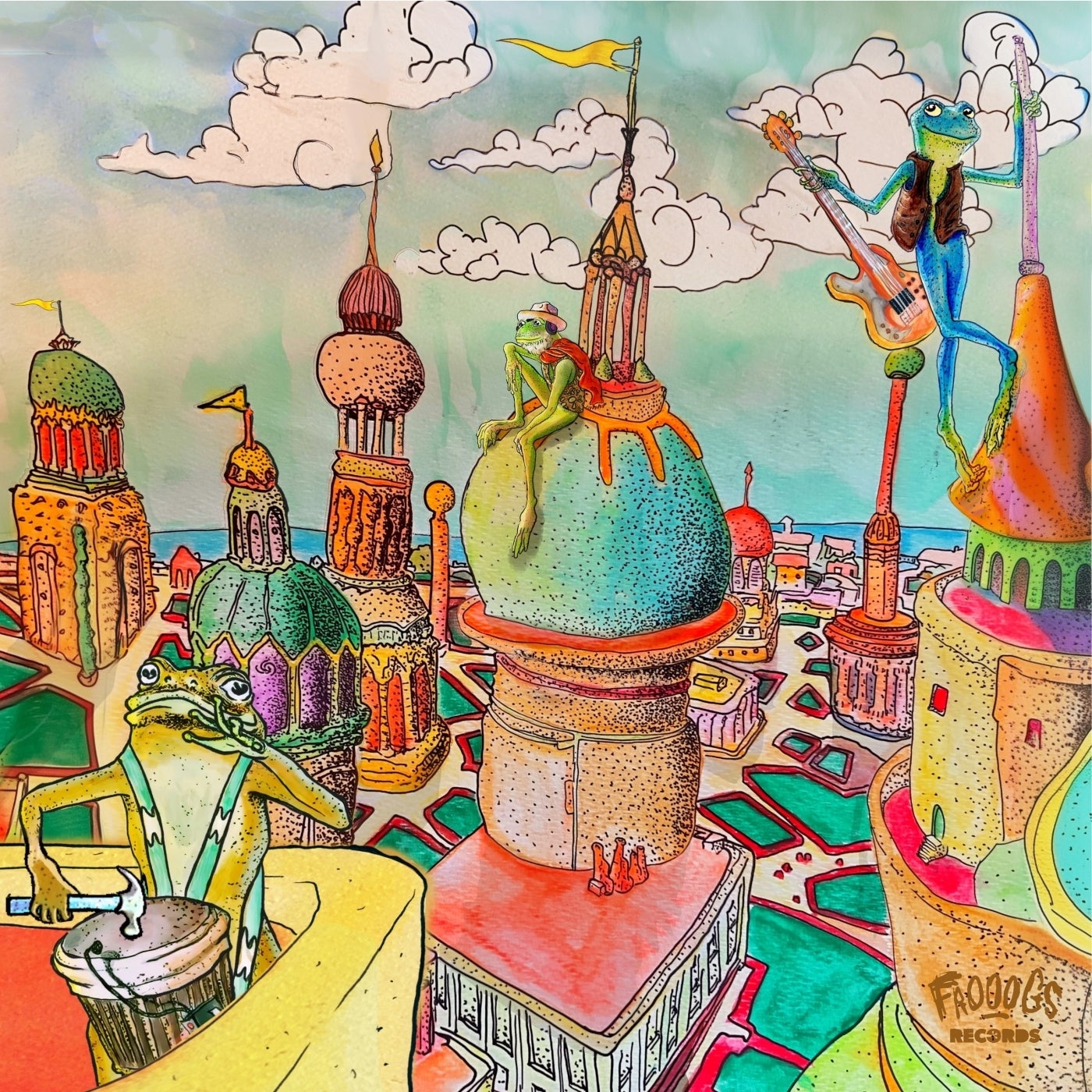 Cover - Guy Laliberte - Jeee Tech feat. The Frog Collective (Original Mix) Promo tools