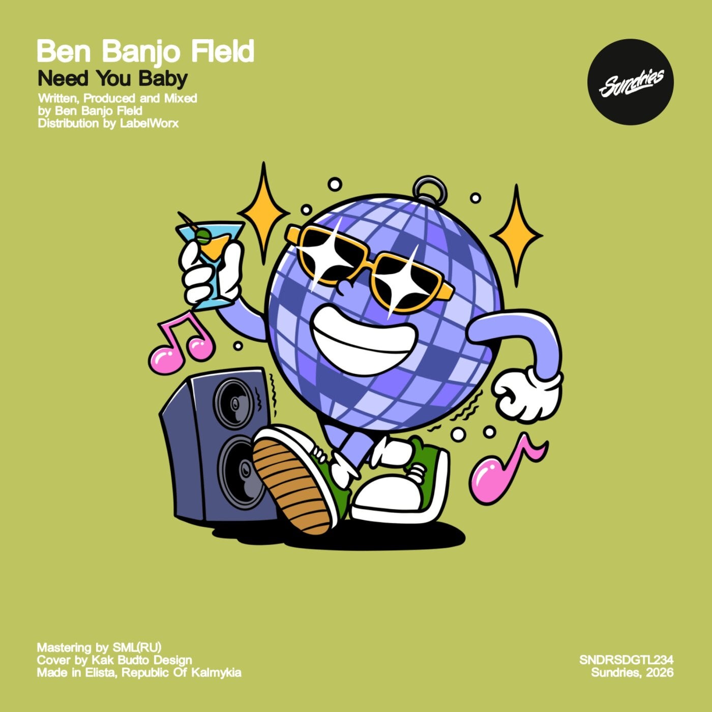 Cover - Ben Banjo Field - Need You Baby (Original Mix) Promo tools
