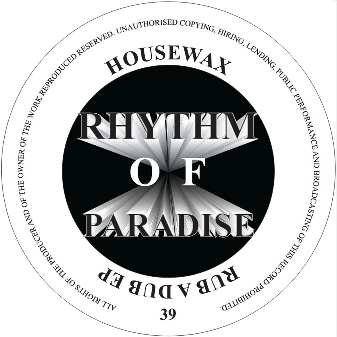 Cover - Rhythm Of Paradise - Rub A Dub (Original Mix) Promo tools