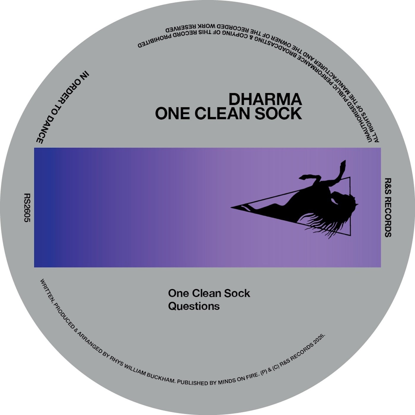 Cover - Dharma - One Clean Sock (Original Mix) Promo tools