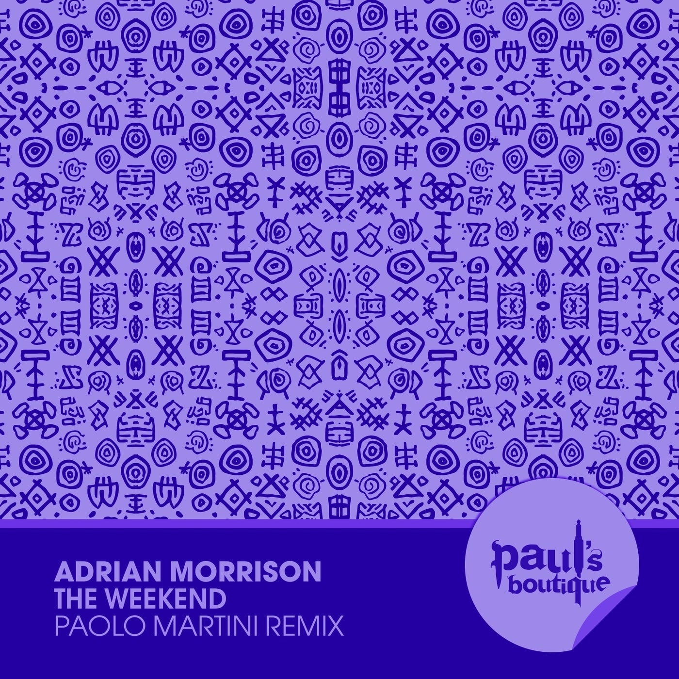 Cover - Adrian Morrison - The Weekend (Paolo Martini Remix) Promo tools