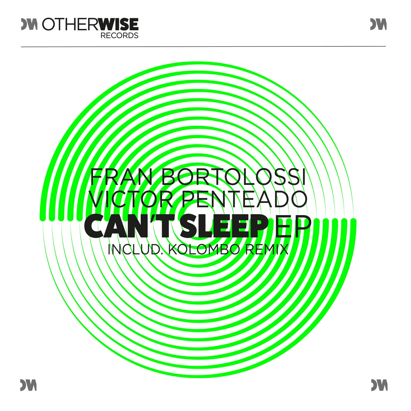 Cover - Fran Bortolossi, Victor Penteado - Can't Sleep (Kolombo Extended Remix) Promo tools