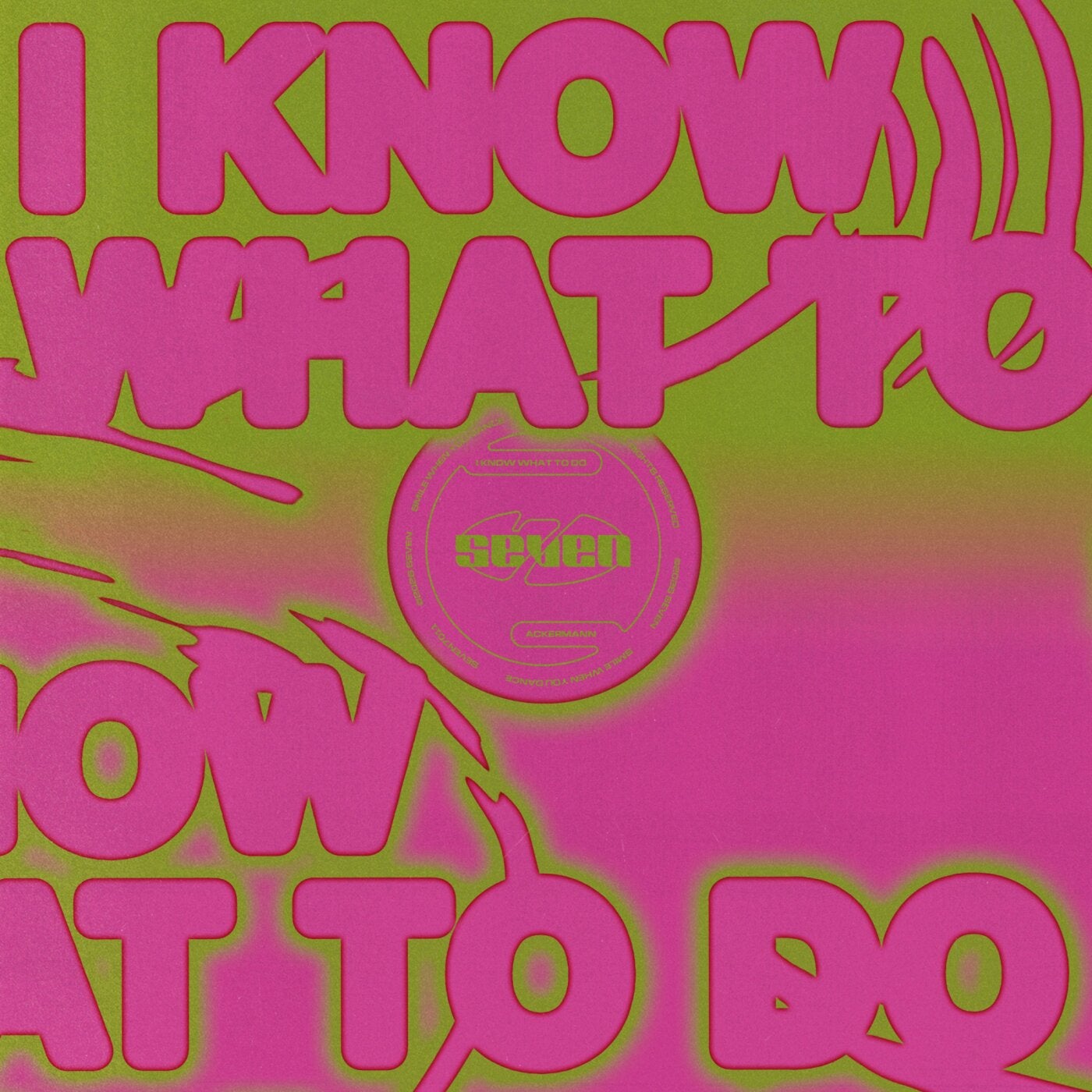 Cover - Ackermann - I know what to do (Cinthie Remix) Promo tools