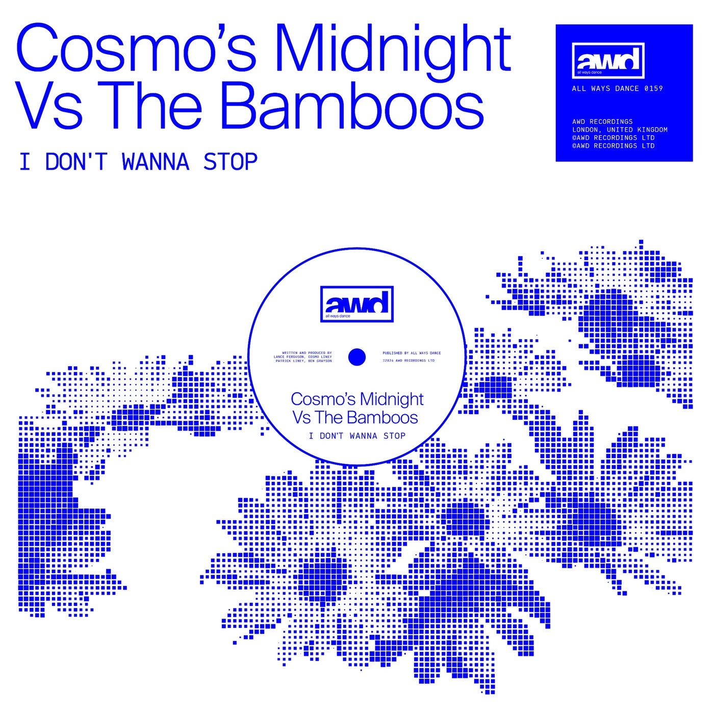 Cover - The Bamboos, Cosmo's Midnight - I Don't Wanna Stop (Extended Mix) Promo tools